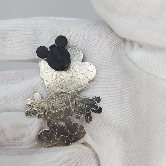 Disney Mickey Mouse Pink Square Enamel Pin - Picture 3 of 4